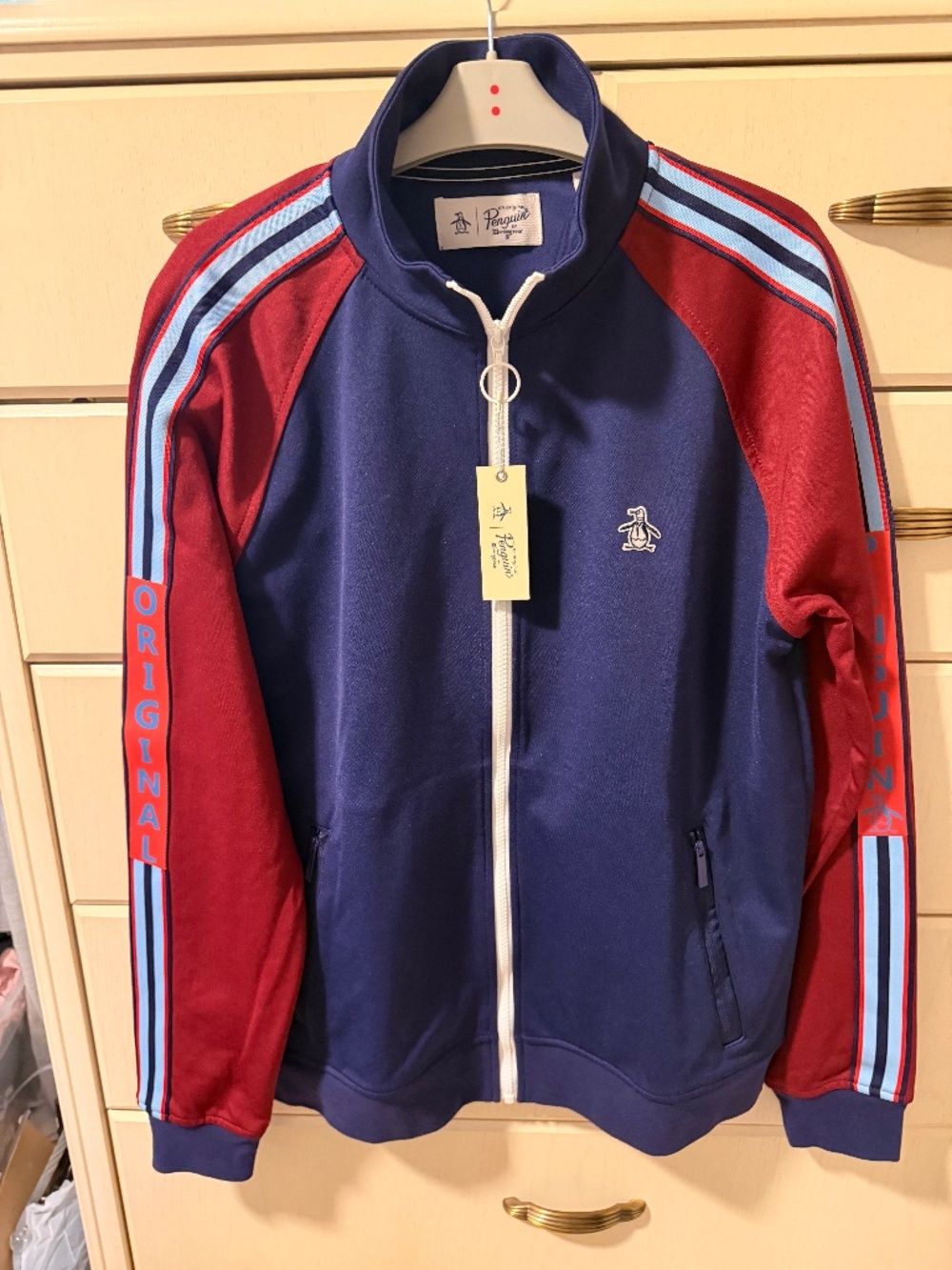 Original Penguin Casual Men's Jacket/Medium/Blue&BurgandyNWT
